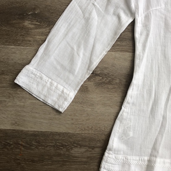 New with tags Blanco made in Peru 100% cotton white tunic - Picture 7 of 17